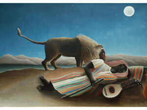 Pôster A Cigana Adormecida, 1897 - Henri Rousseau