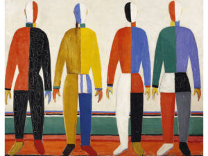 Pôster Desportistas, 1928-1930 - Kazimir Malevich