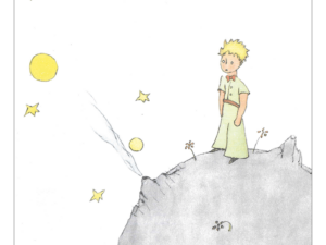 Pôster O Planeta de Onde Viera o Príncipe Era o Asteróide B 612 - O Pequeno Príncipe - Antoine de Saint-Exupéry