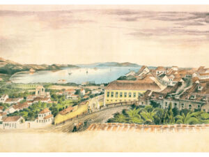 Pôster Porto Alegre, Vista do Hospital, 1852 - Herrmann Rudolf Wendroth