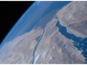 Pôster África e Ásia, Separadas pelo Mar Vermelho - NASA - ISS