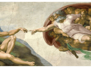 Pôster A Criação de Adão, 1511 - Michelangelo