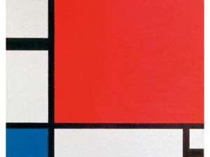 Pôster Composição II em Vermelho, Azul e Amarelo, 1930 - Piet Mondrian