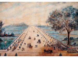 Av. Paulista no dia da inauguração, 8 de dezembro de 1891, Jules Martin