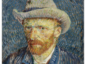 Pôster Autorretrato, 1887- Vincent Van Gogh