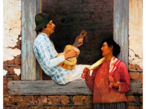 Pôster O Violeiro, 1899 - Almeida Júnior