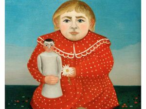Pôster Criança com uma Boneca, 1894-1895 - Henri Rousseau