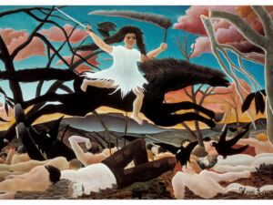 Pôster A Guerra, 1894 - Henri Rousseau