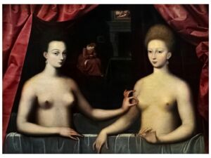 Pôster Gabrielle D'Estrées e Uma de Suas Mães