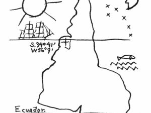 Pôster América Invertida de Joaquín Torres Garcia