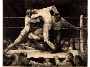 Pôster Um Veado no Sharkey's de George Bellows