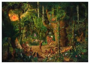 Pôster da Obra de Arte Cena Amazônica