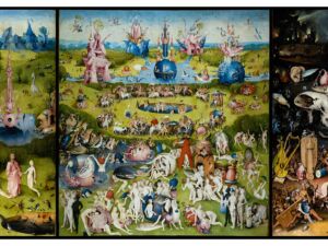 Pôster da Obra de Arte Jardim das Delícias Terrenas de Hieronymus Bosch