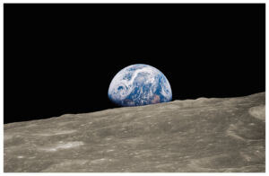 Pôster Nascer da Terra - Planeta Terra Fotografado pela Nave Apollo 8 (1968) - NASA