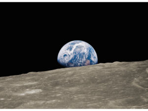 Pôster Nascer da Terra - Planeta Terra Fotografado pela Nave Apollo 8 (1968) - NASA