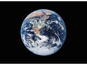Pôster Planeta Terra Fotografado pela Nave Apollo 17 em Sua Viagem em Direção a Lua (1974) - NASA