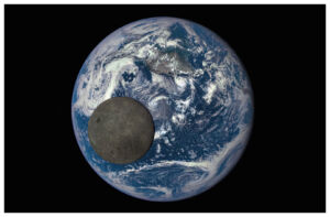 Pôster Lua Fotografada pela Sonda Galileo (1992) - NASA - JPL - USGS
