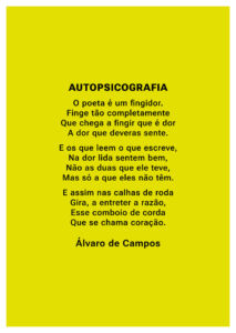 Pôster Autopsicografia - Álvaro de Campos