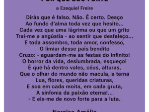 Pôster Por Que Sou Forte - Narcisa Amália