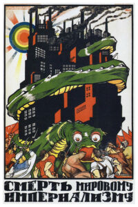 Pôster Morte ao Imperialismo Internacional, 1919 - Dmitrij Moor