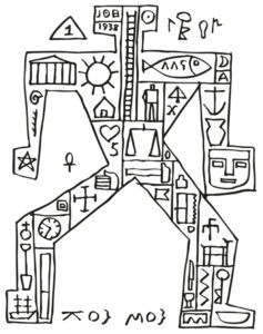 O Homem Construtivo, 1938 - Joaquim Torres Garcia