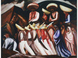 Pôster Zapatistas Marchando, 1931 - José Orozco