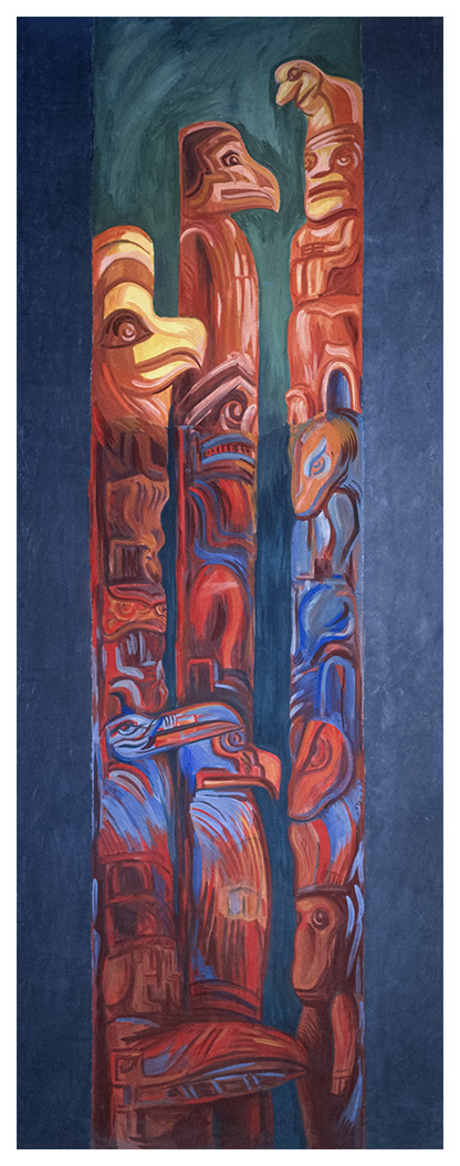 Pôster Totens - A Epopéia da Civilização Americana, 1932-1934 - José Orozco