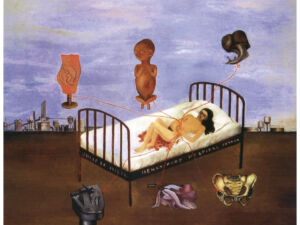 Pôster A Cama Voando, 1932 - Frida Kahlo