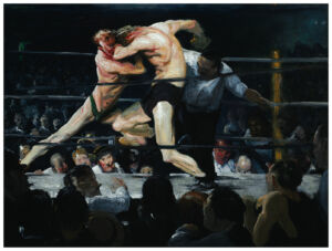 Pôster Um Cervo no Sharkey’s, 1922 - George Bellows