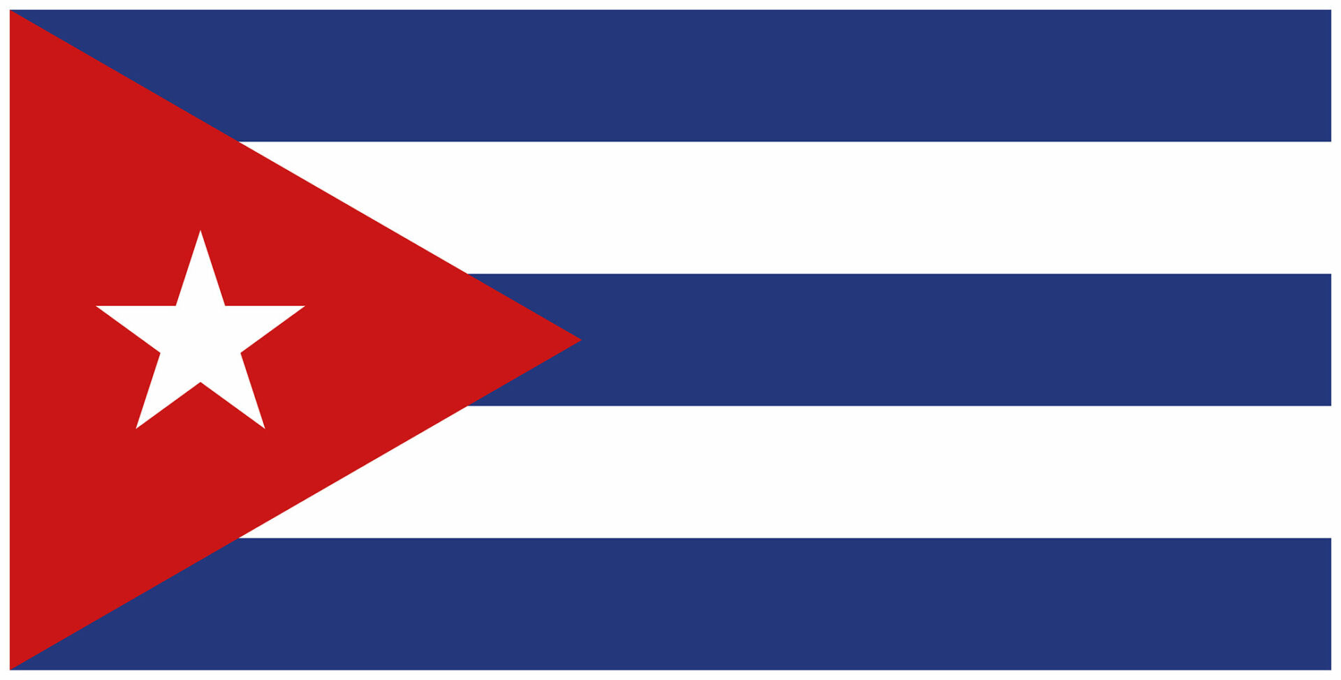 Pôster Bandeira de Cuba