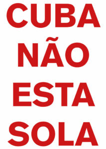 Pôster Cuba não está sozinha